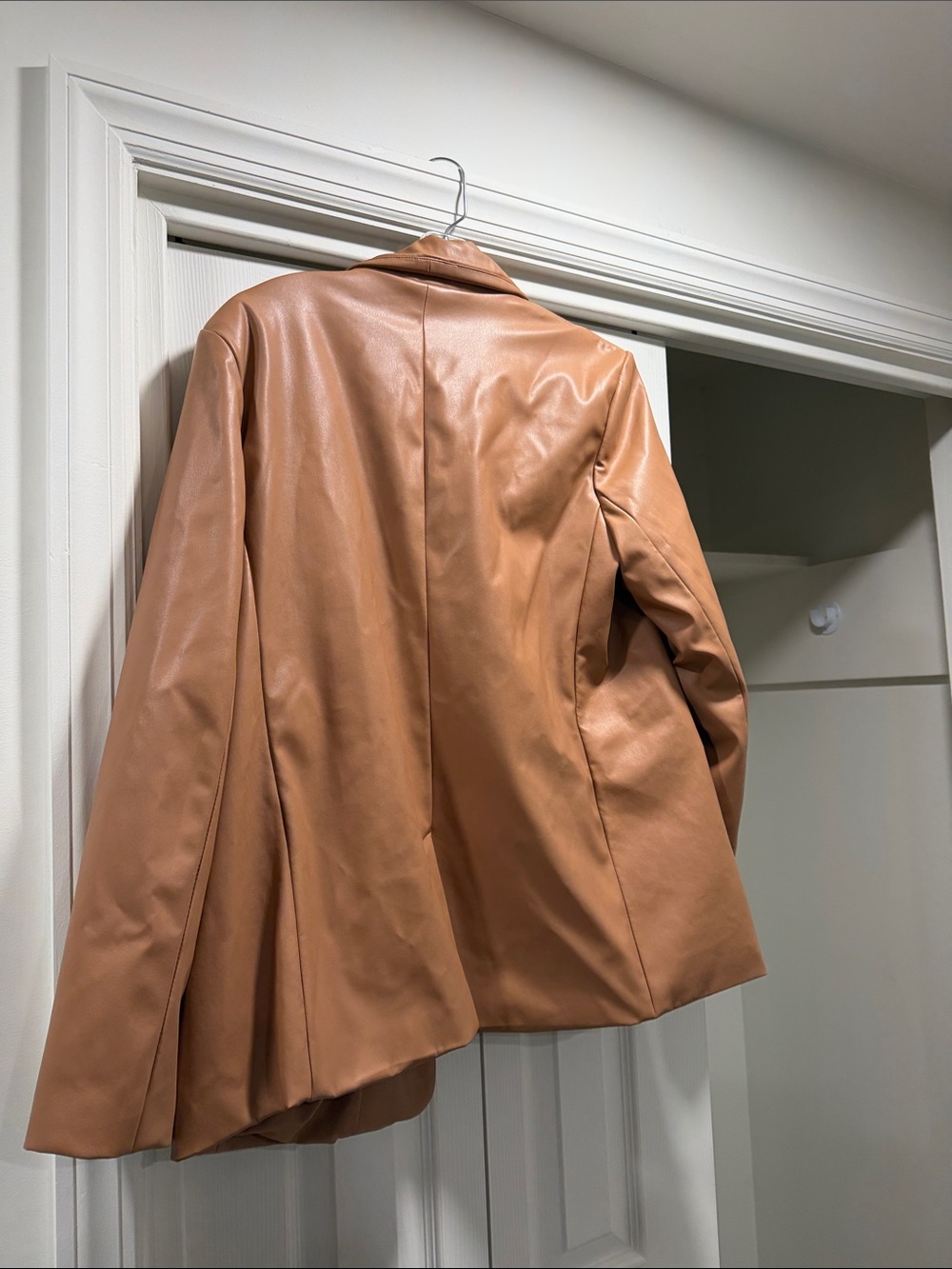 a new day Faux Leather Blazer in Camel Brown - Picture 2 of 3